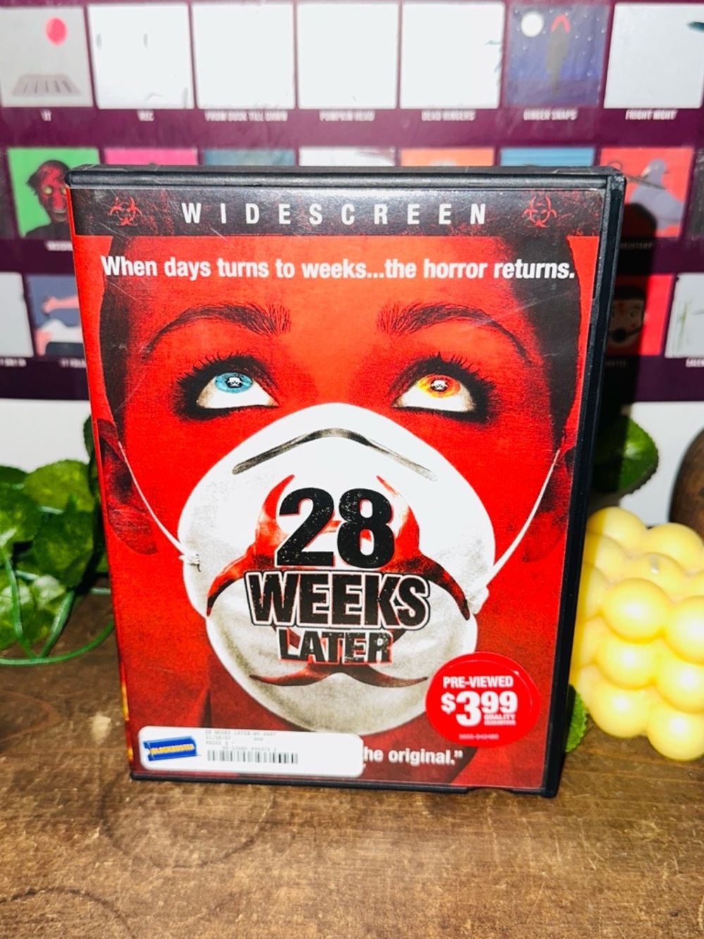 Horror 28 Weeks Laters Zombie Movie DVD